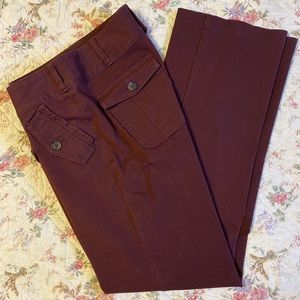 Sundance maroon slacks size 8
